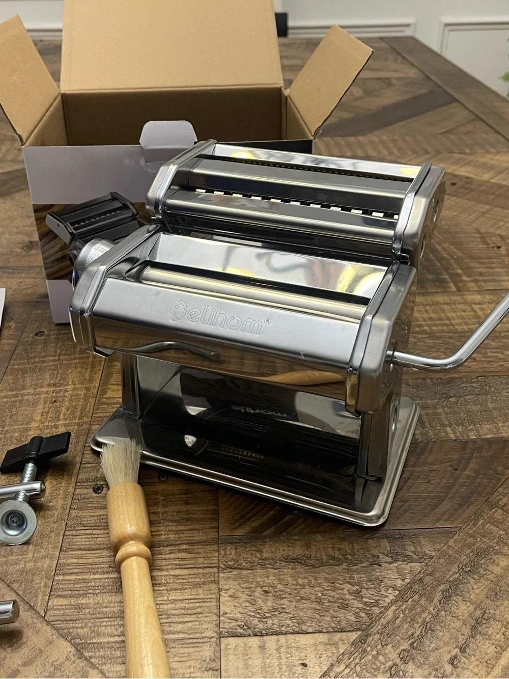 Delihom Manual Stainless Steel Pasta Maker set